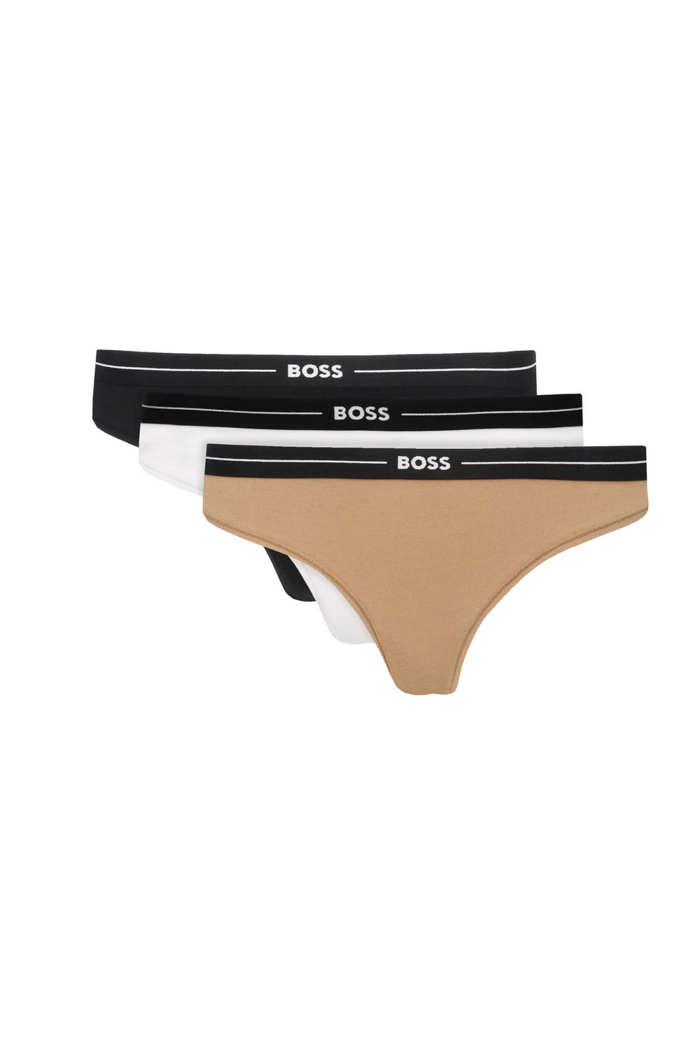 Стринги 3 пары 3P THONG BOSS BLACK - черный(50510030)