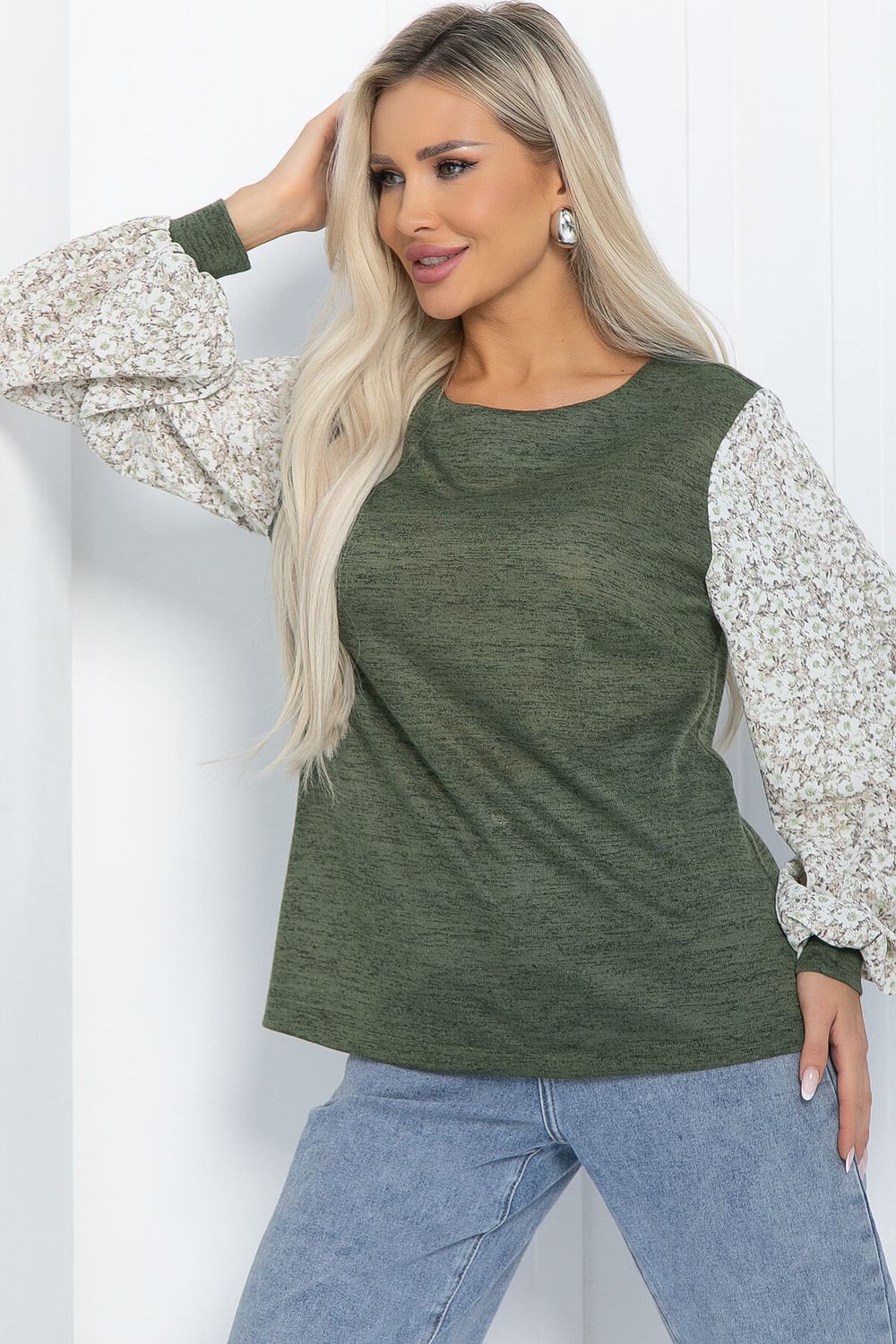 Джемпер Василиса (хаки) Б12250-30 LT Collection