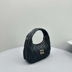 Miu Miu Wander matelassé mini hobo bag