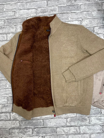 Кардиган с мехом Kiton