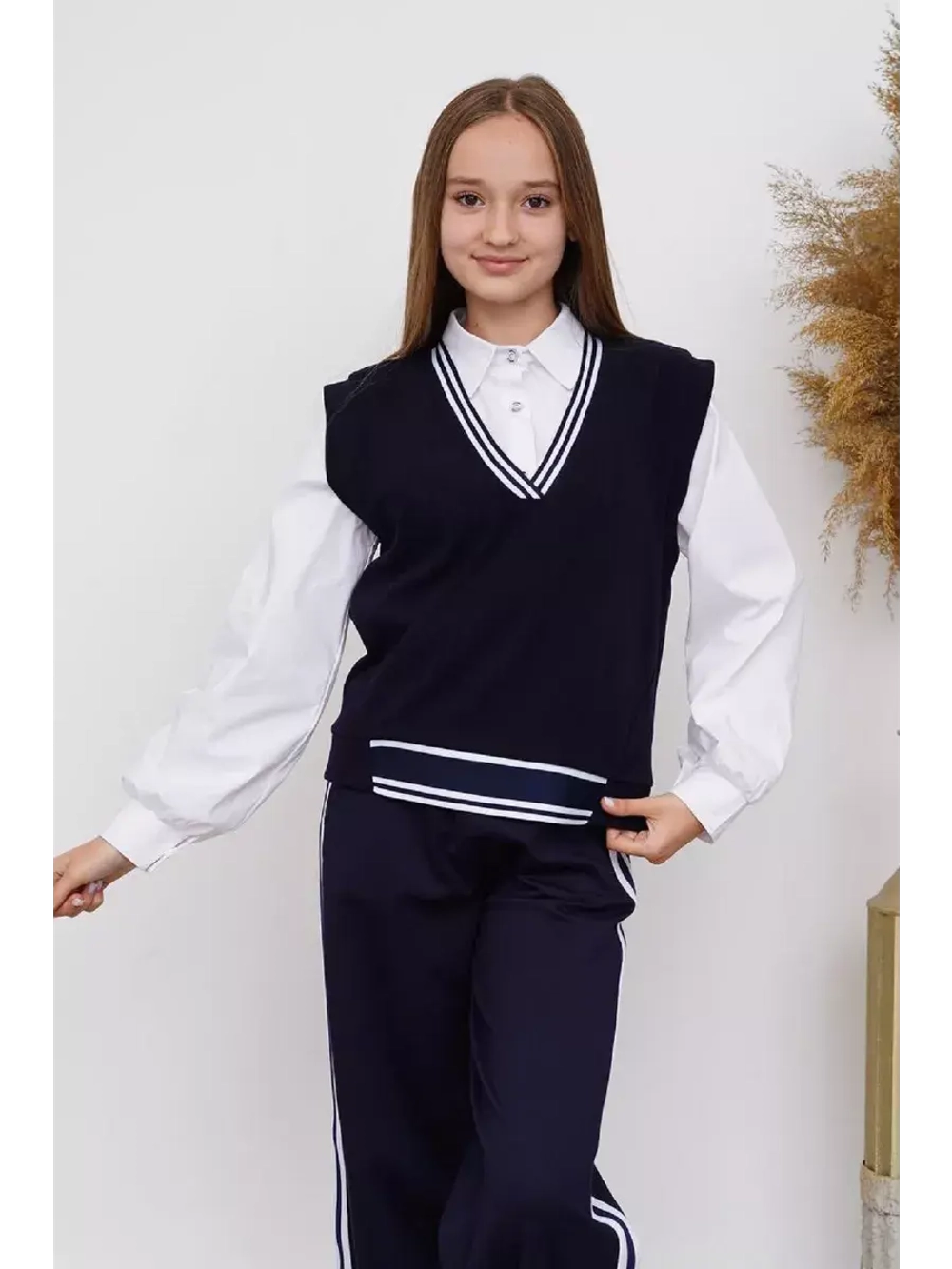 Жилетка школьная для девочки