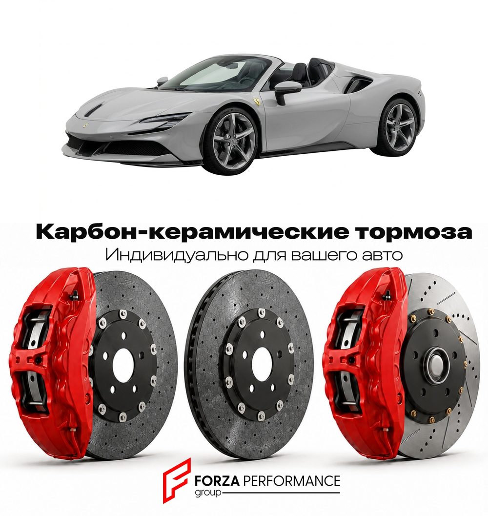 Карбон-керамическая тормозная система для Ferrari SF90 Spider 2021-2026 Феррари