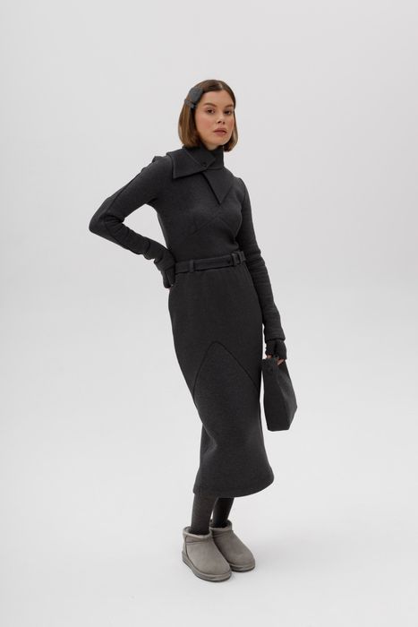 ЮБКА РУТЕС ГРАФИТОВЫЙ НАЧЕС