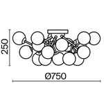Потолочный светильник Maytoni MOD545CL-20B