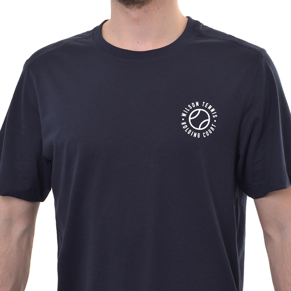 Мужская теннисная футболка Wilson Graphic T-Shirt - небесный