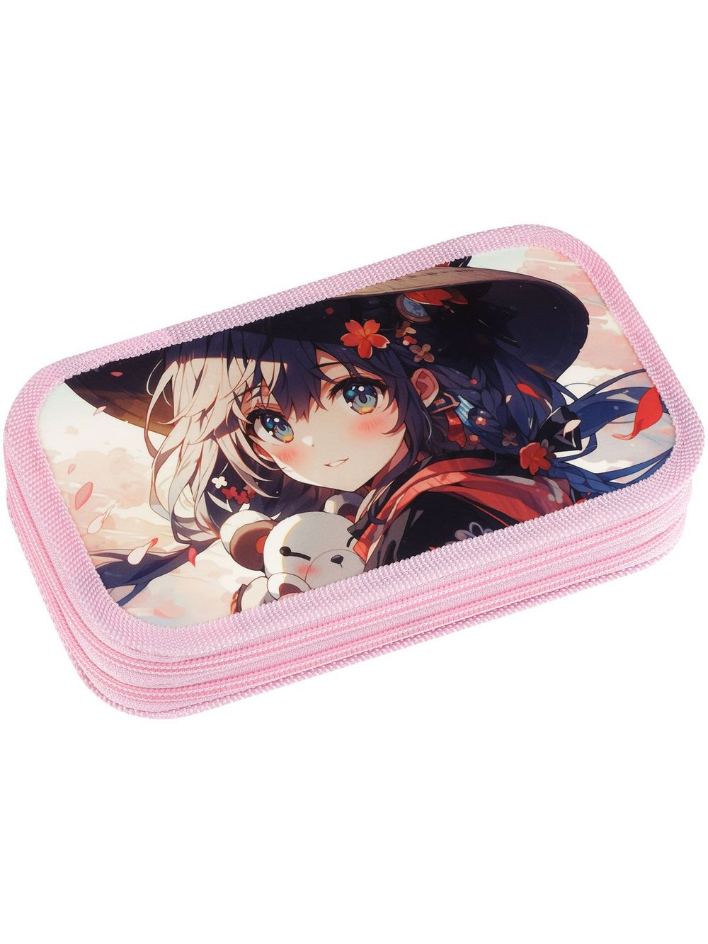 Пенал 2 отделения 19х11см ламинированный картон (ПК2-59973)