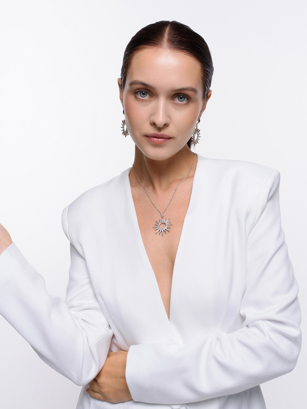 Колье "Sun" Silver