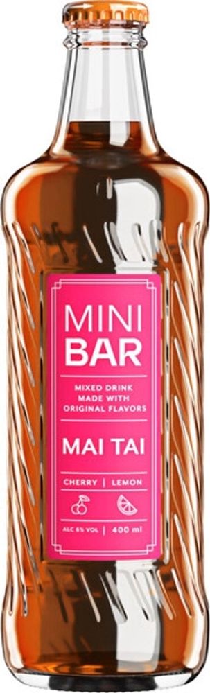 Пивной напиток Мини Бар Май Тай / Mini Bar Mai Tai 0.4 - стекло