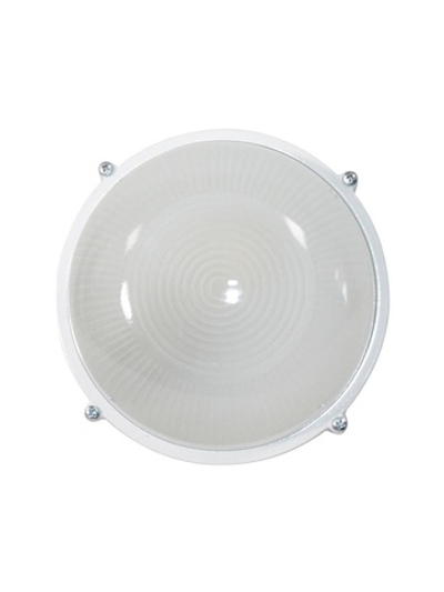 Светильник "Банник" 1301 НПП 03-60-013 1х60Вт E27 IP65 круг малый корпус бел. Элетех 1005500934