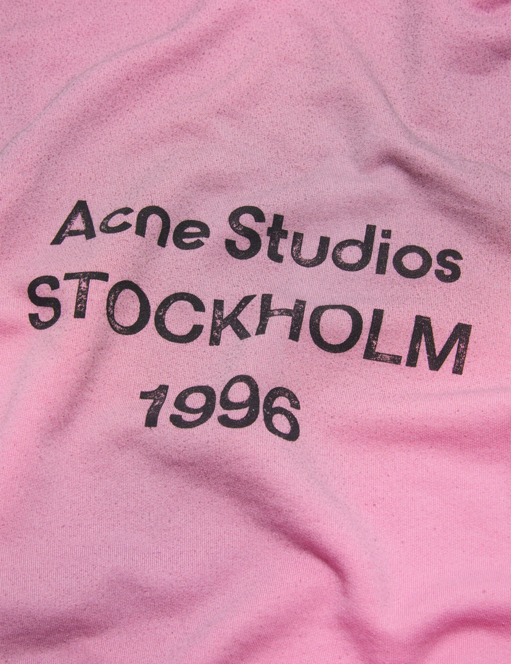 Acne Studios Logo Hooded Sweater "Pink"