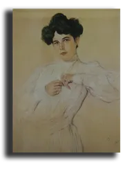Репродукция "Серов - Портрет Марии Боткиной. 1905"