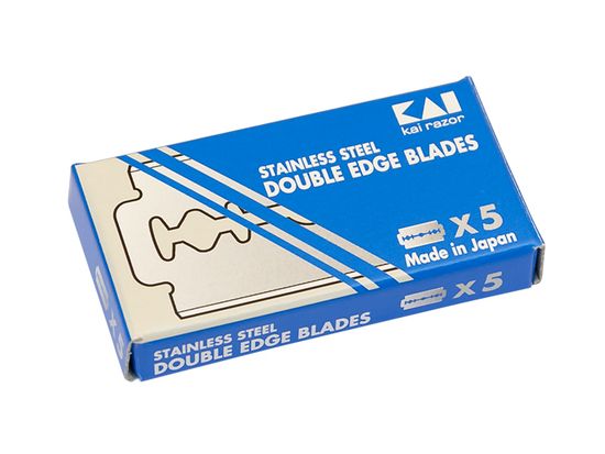 Сменные лезвия для T-образной бритвы KAI Stainless Steel, 5шт