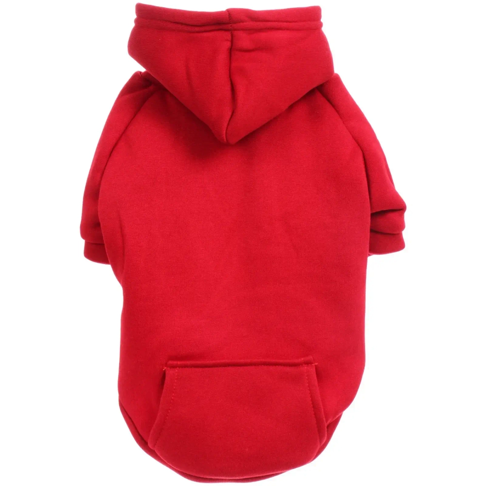 Кофта - толстовка для мелких пород собак «BRO Style», цвет бордовый, р M (на флисе)