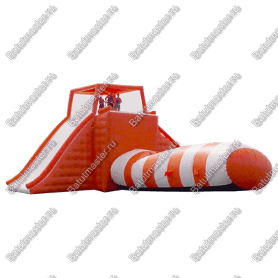 Катапульта Блоб с вышкой «Адреналин высоты» 10×3×5 м, блоб 7×2 м