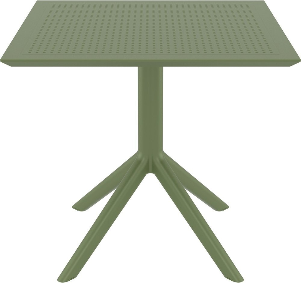 Комплект пластиковой мебели Siesta Contract Sky 80 Monna, оливковый