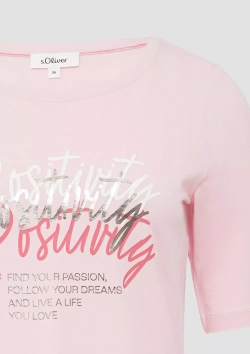 Футболка из джерси Slim Fit с принтом s.Oliver