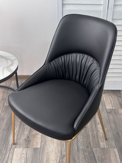 Стул ABRIOLA Black Ti-25, PU / бронзовый