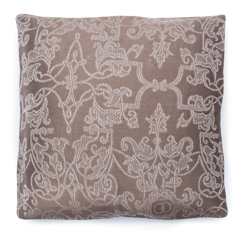 Подушка декоративная 40х40 Leitner Mariage коричневая