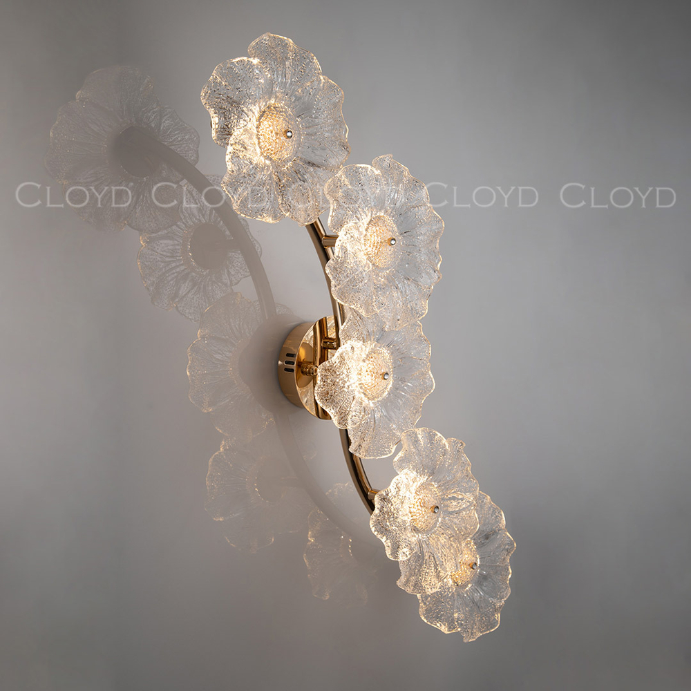 Бра Cloyd SHAMBALA-B W5 / выс. 72 см - золото (арт.20396)