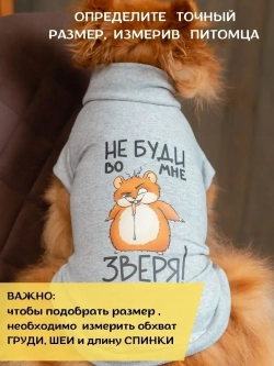 Футболка для собак мелких средних пород и кошек