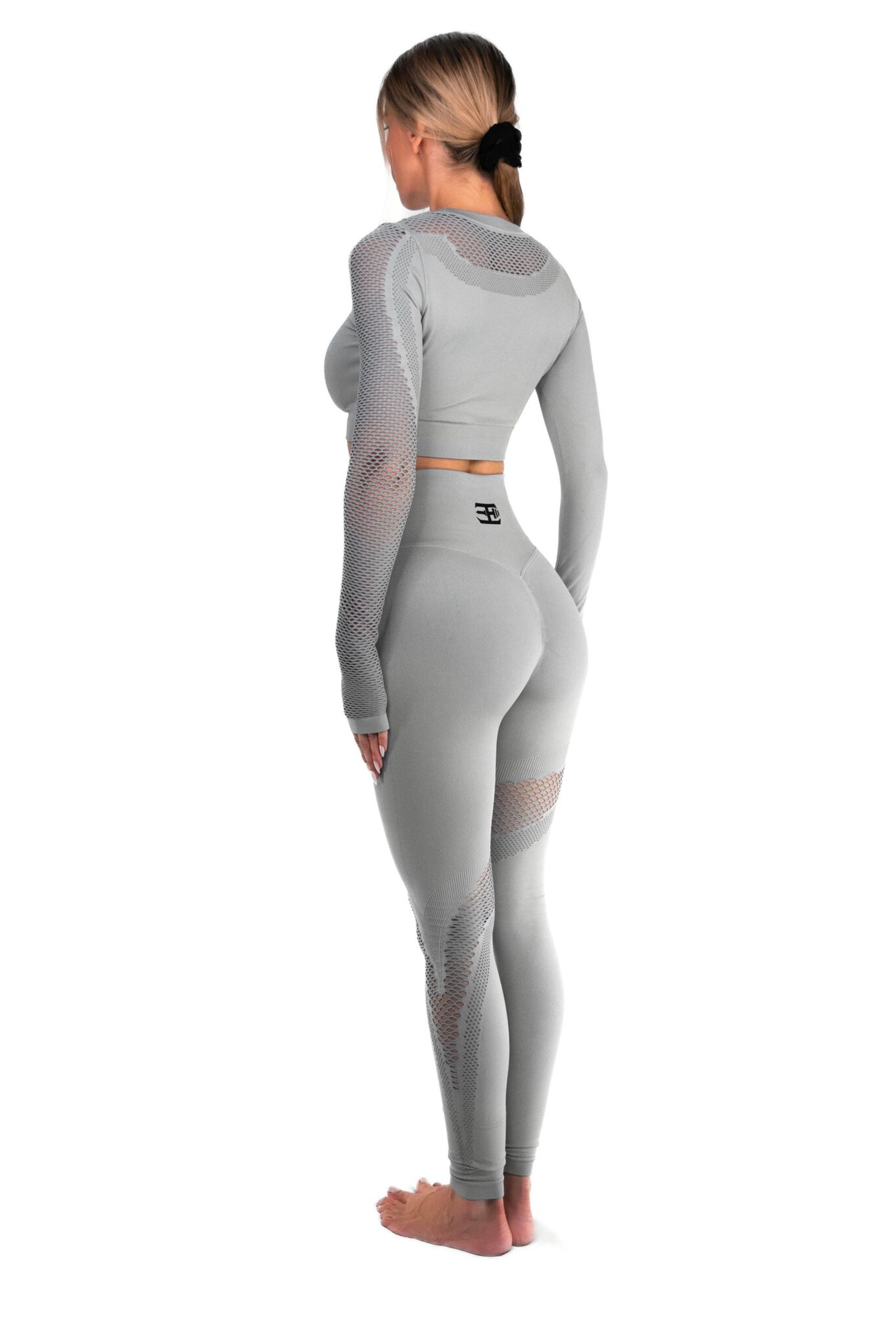 Лонгслив BODY ENGINEERS Motus 2.0 Crop Heaven Grey