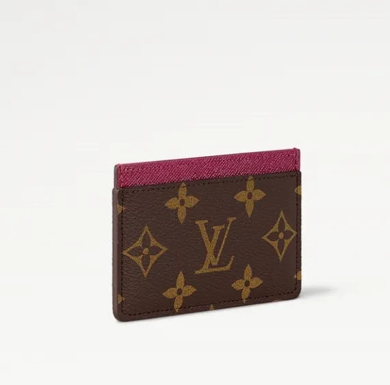 Визитница Louis Vuitton из вощёной канвы Monogram