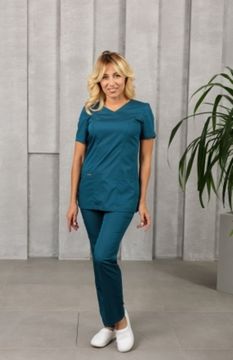 Блуза женская AР349 (лайм/океан)