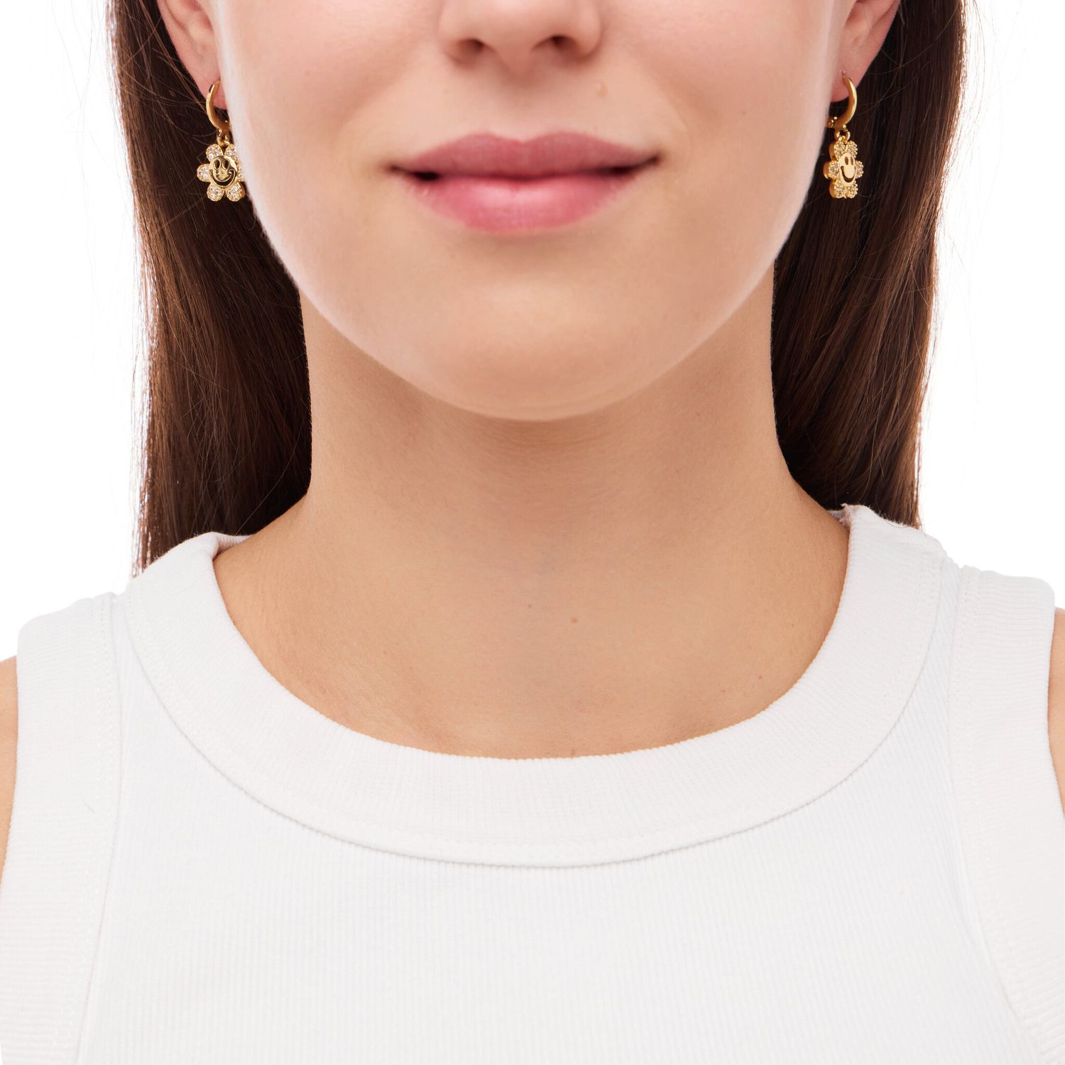 Серьги Smiley Flower Earrings