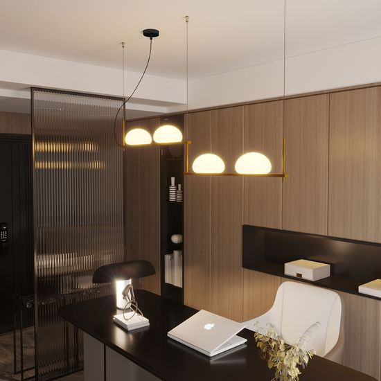 70145/4 / подвесной светильник / латунь