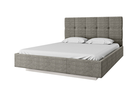 MODERN, Кровать 160 М с подъемником. Цвет ПЕРС ЖЕМЧУГ/LOFT GREY