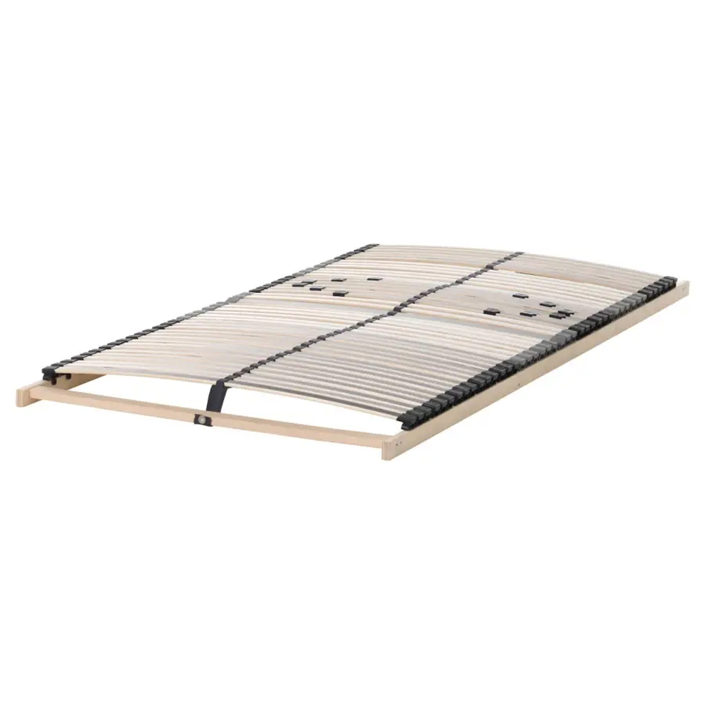 Каркас кровати, высокий - IKEA MALM, 200х90 см, черный, МАЛЬМ ИКЕА