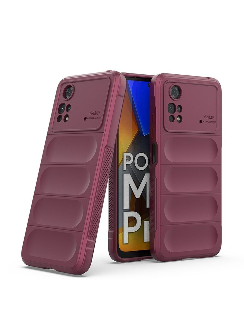 Противоударный чехол Flexible Case для Xiaomi Poco M4 Pro 4G