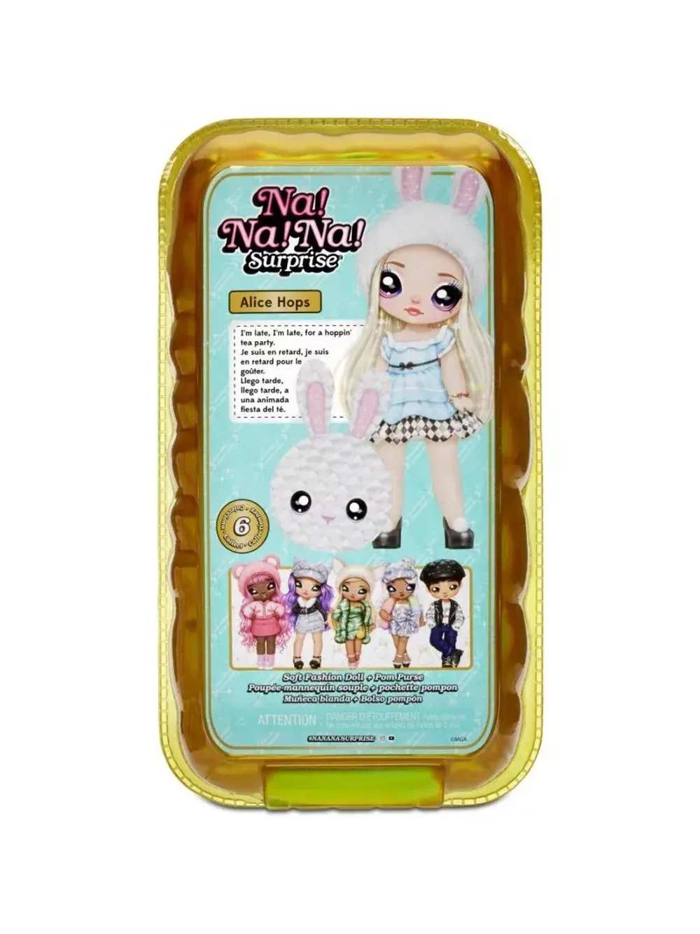 Мягкая кукла кролик Алиса Хопс Glam Series
