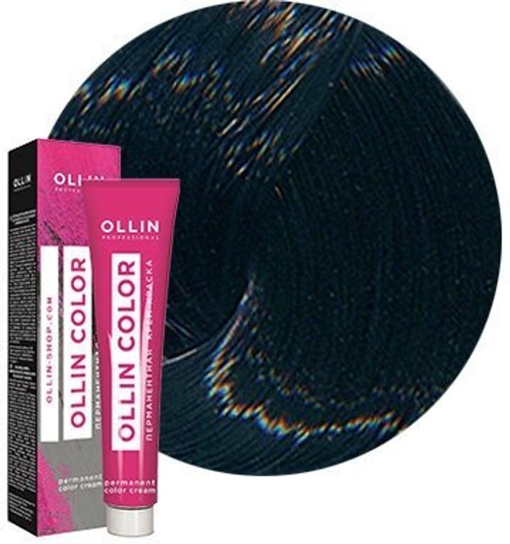 OLLIN COLOR 0/88 корректор синий 60мл Перманентная крем-краска для волос