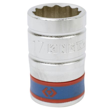 Цена на KING TONY (433017M) Головка торцевая стандартная двенадцатигранная 1/2", 17 мм