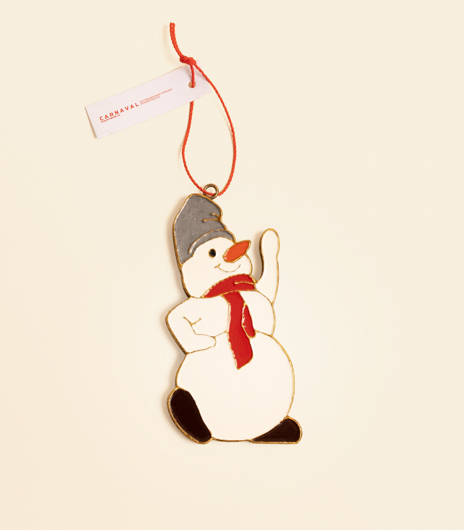 Ёлочная игрушка – Снеговик | carnaval