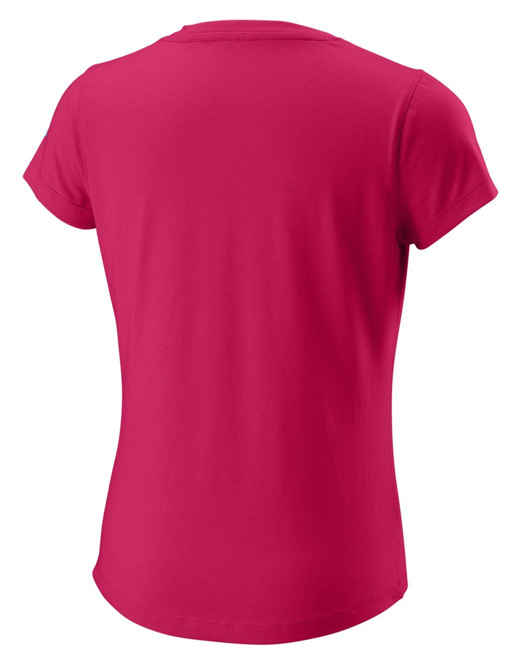 Футболка для девочки теннисная Wilson Love Earth Tech Tee - love potion