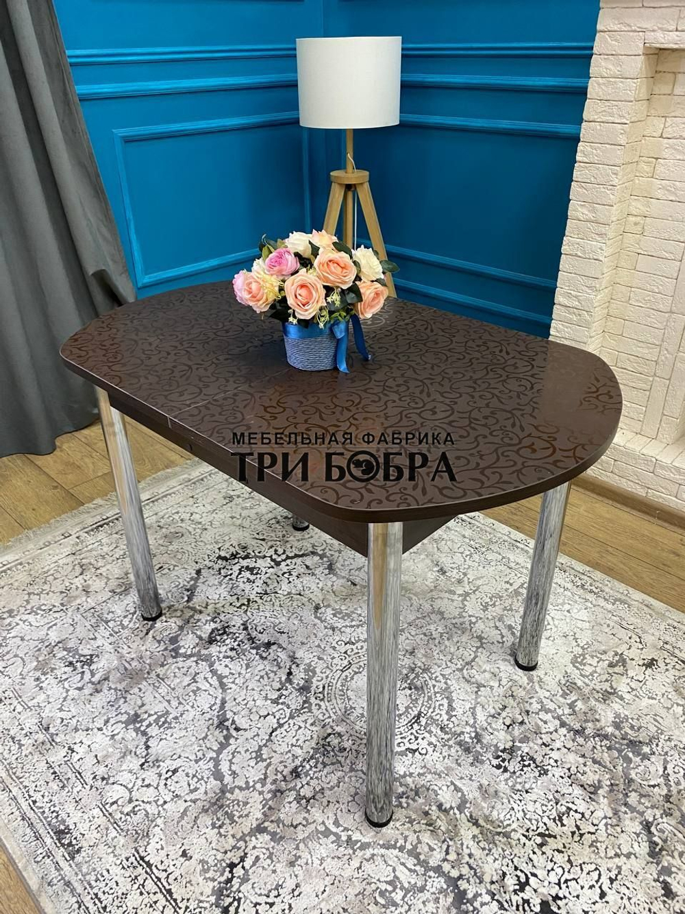 Стол кухонный раздвижной "Шоколад"