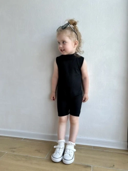 Комбинезон летний в рубчик