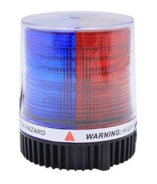 Мигалка-стробоскоп красно-синяя 12/24 NST MG-HS-51016-RED-BLUE