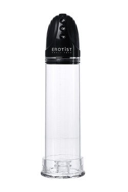 Помпа для пениса Erotist Man up pump, ABS пластик, прозрачная, 30 см