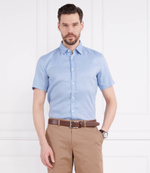 льняная рубашка ross BOSS BLACK - голубой(50490343)