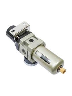 Фильтр-влагоотделитель для компрессора с регулятором давления (3/8; манометр; 1500 л/мин; 10 бар) Gigant GAW3000-03