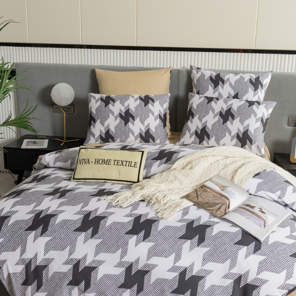 Комплект постельного белья Делюкс Сатин 100% хлопок на резинке LR435