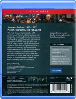 Achucarro / Brahms: Piano Concerto No. 2 (Blu-ray)
