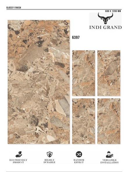 Керамогранит glossy №4 , 60х120, 6397