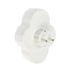 Сетевой разветвитель Luazon 4 гнезда 16А с заземлением, белый