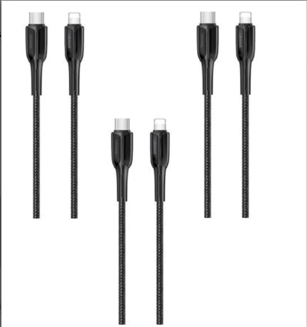 Кабель для Apple USB-C - Lightning Usams Zync Alloy SJ401 PD 1.2 м (в ассорт.)