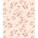 НОВИНКА! Тетрадь общая 48 листов на скрепке "Flowers&amp;Leaves"