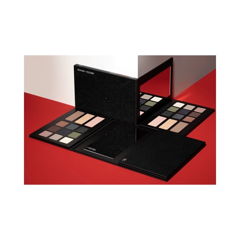 RBG Russian Beauty Guru Универсальная палетка для макияжа "Черная Москва", 27,7 гр